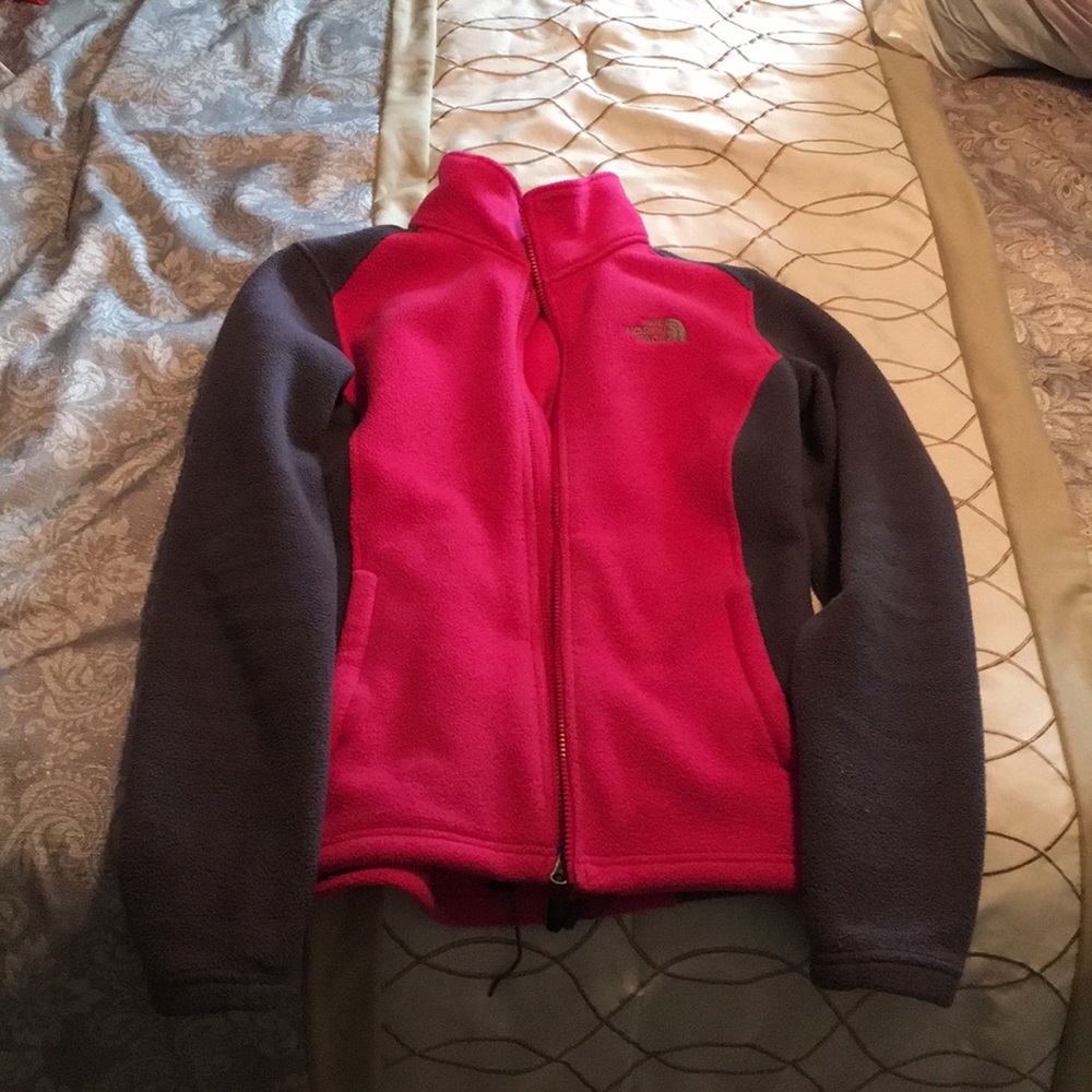 North Face Women’s Fleece Pink and Mauve